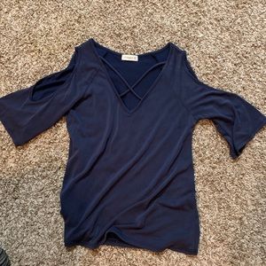 Cold shoulder top